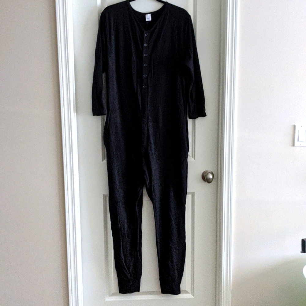 Smash + Tess THE ALWAYS ROMPER IN MIDNIGHT BLACK M